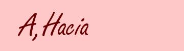 A,Hacia