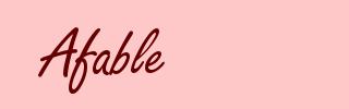 Afable