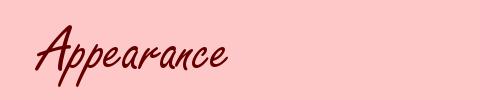 Appearance
