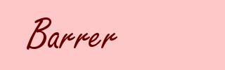 Barrer