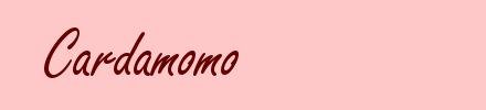 Cardamomo