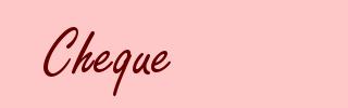 Cheque