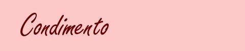 Condimento