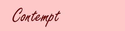 Contempt