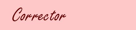 Corrector