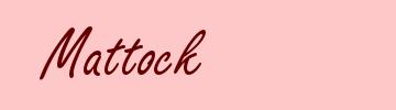 Mattock