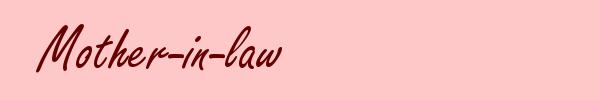 Mother-in-law