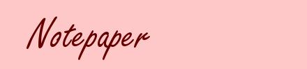Notepaper