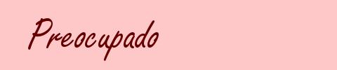 Preocupado