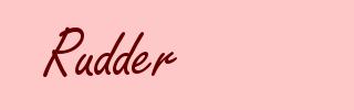 Rudder