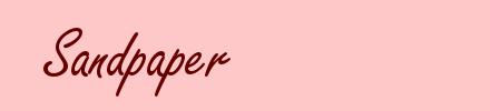 Sandpaper