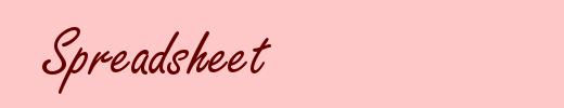 Spreadsheet