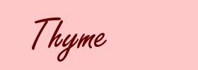 Thyme